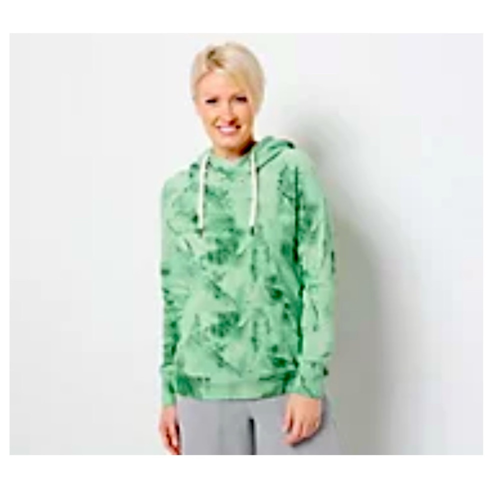 Peace Love World Green Hoodie